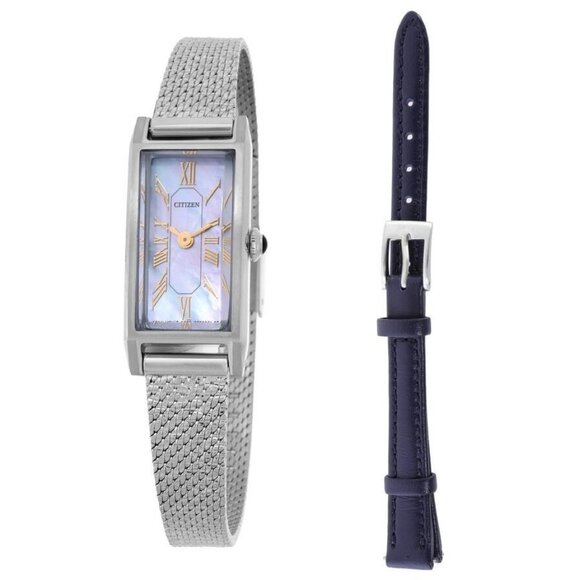 NWT Authentic Citizen Eco-Drive Mother of Pearl Dial Women's Watch - Picture 1 of 3